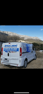 Slika kombija za vodoinstalacije Špine Ledić